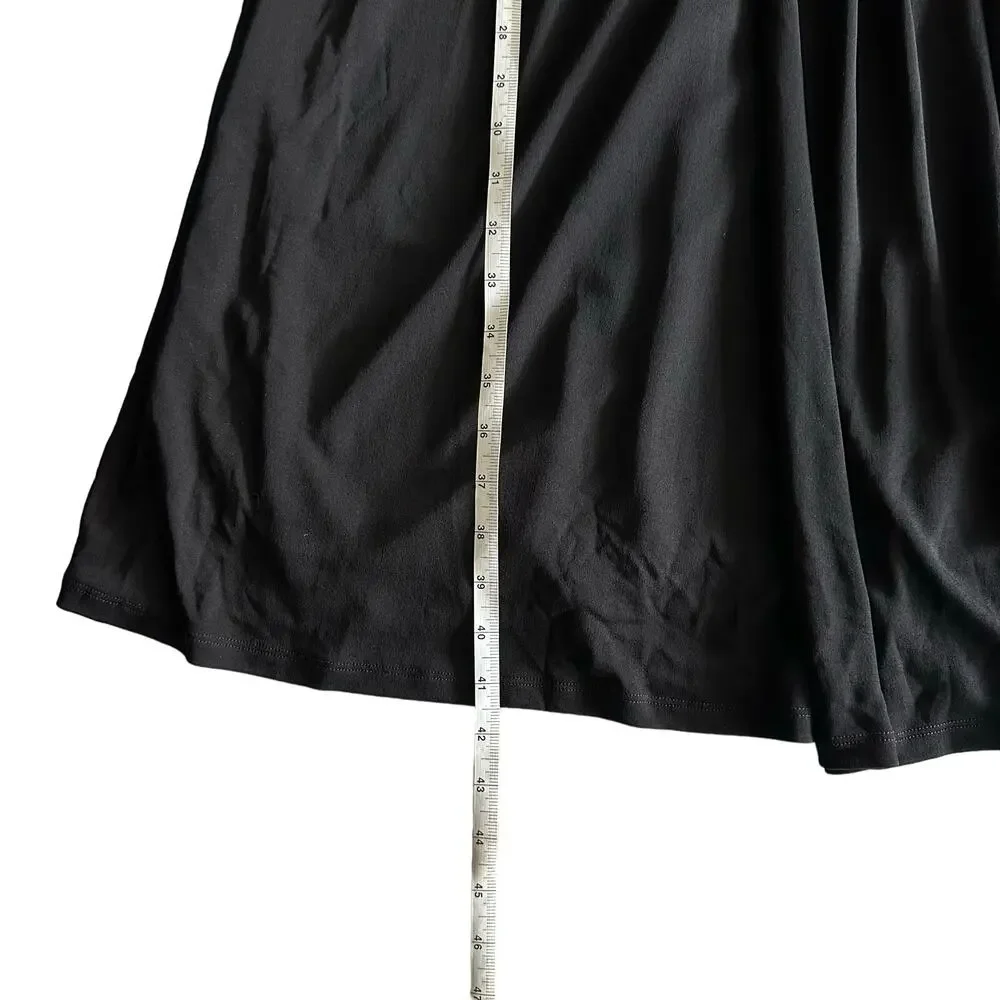M M Lafleur Casey‎ Faux Wrap Draped 3/4 Sleeve Career Black Dress Plus Size +1